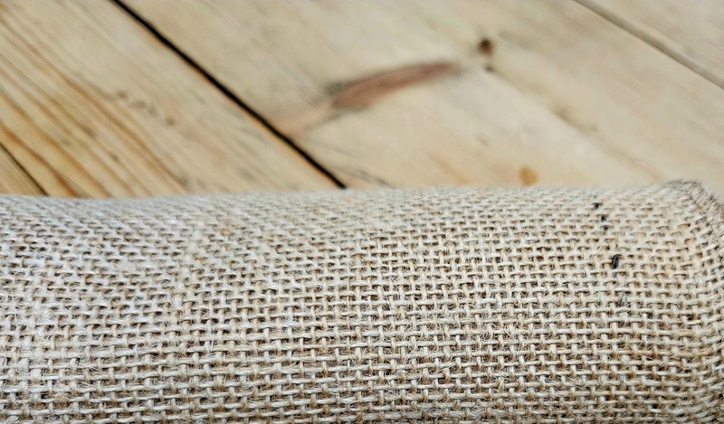 Rustic Burlap Table Runner 12 Inches across by 10 Feet Long gallery