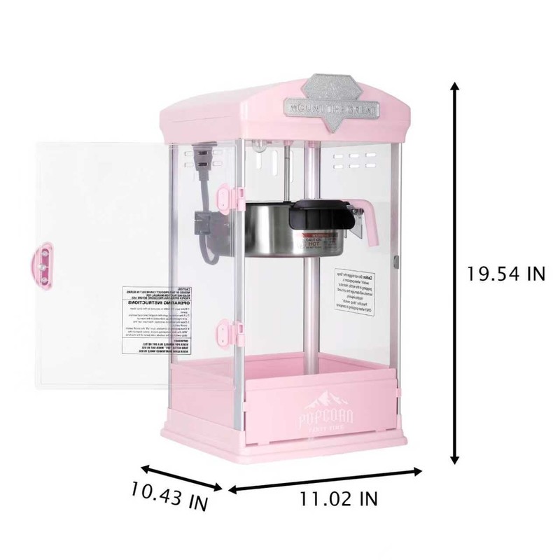 8 OZ Portable Popcorn Maker Machine Kettle Popcorn Maker with Warming Deck gallery