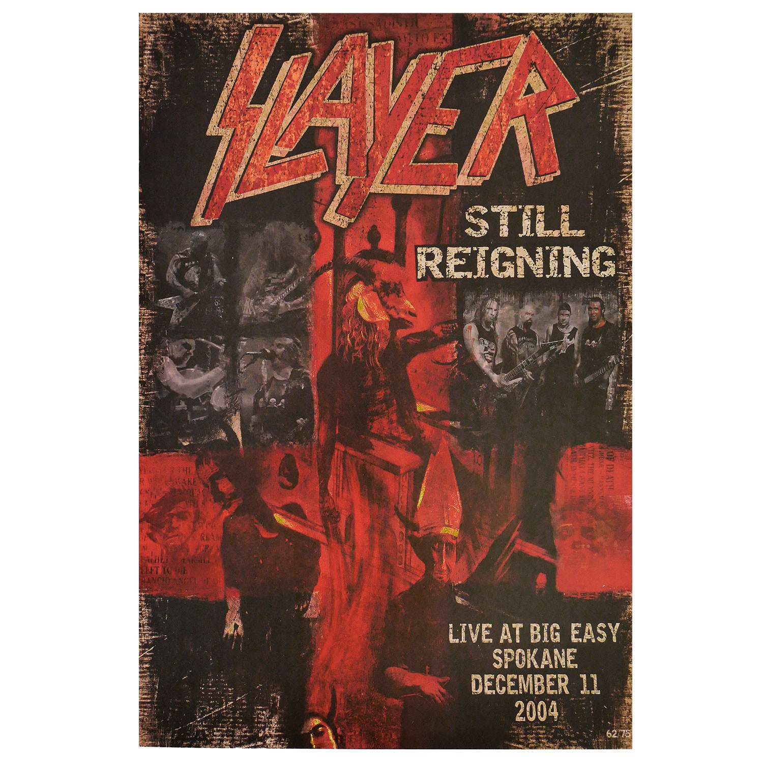 Slayer Concert Promo Poster gallery