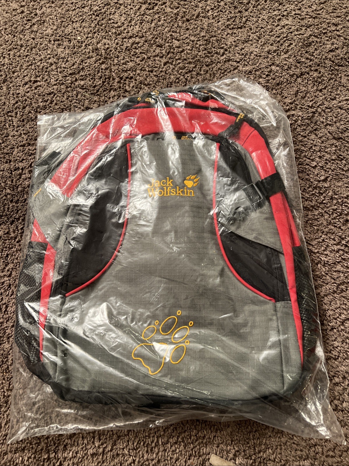 Jack Wolfskin Backpack TSMC Red Gray Hiking
