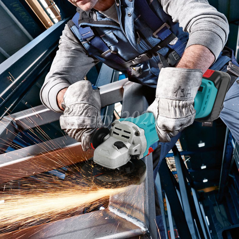 21V Cordless Angle Grinder Cutting Brushless Detail Sander 9000 RPM W/ 2 Battery gallery