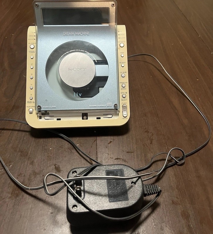 Sony Dream Machine Alarm Clock CD Player Radio ICF-CD855V PLEASE READ DESC! gallery