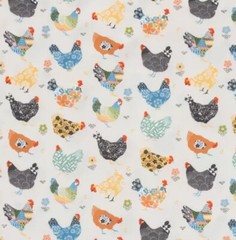 Patterned Chickens Kitchen Autumn Fall Home Decor Gift 42″W x 14″L