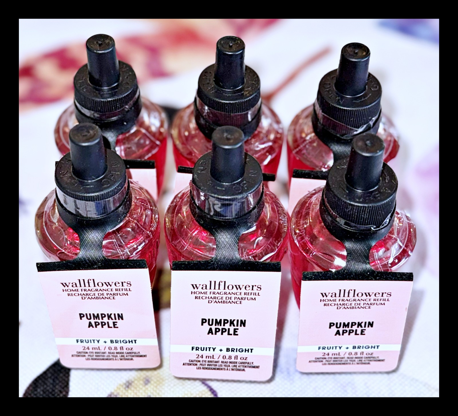Bath & Body Works 0.8 oz Pumpkin Apple Wallflowers Fragrance Refill x6 gallery