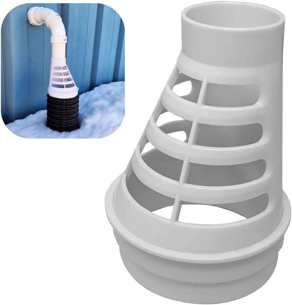 PumpSpy Sump Pump Discharge Freeze Protection - Transition from 1.5" Pipe to 4" gallery