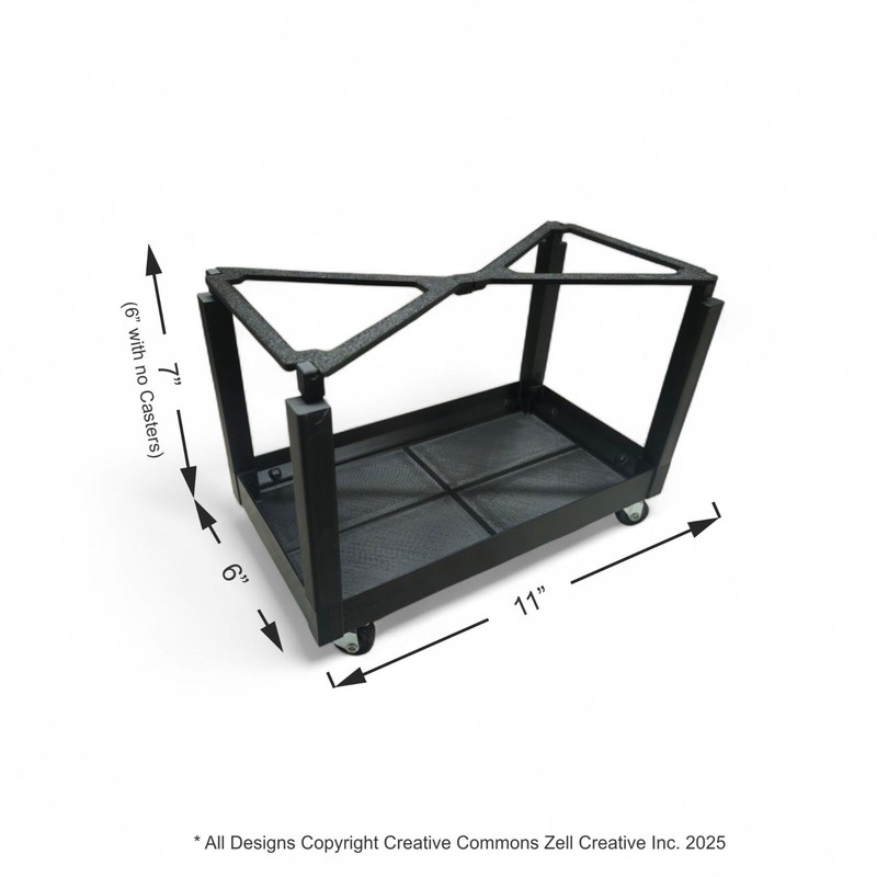Mini Roll Cart, Side Tray & Handle Combo for US General Mini Tool Boxes gallery