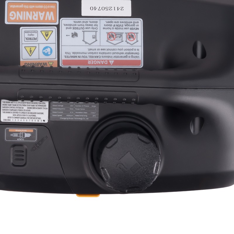 Gas Powered Generator 5000W Peak Digital Display Electric Remote Start RV Ready gallery