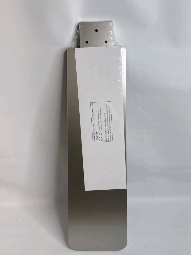 3- Fan Blades Hampton Bay Castlegate 44in Silver Ceiling Fan 1009590821 gallery