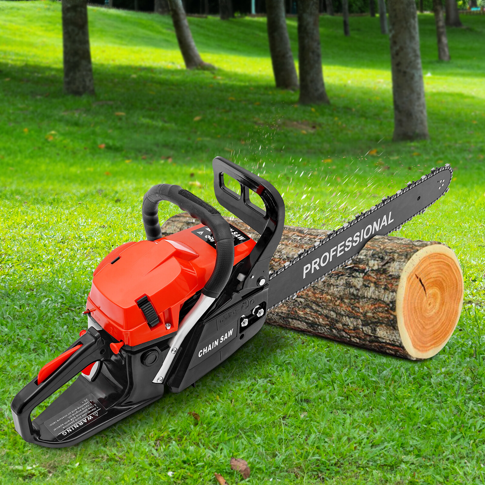 2-Stroke Gasoline Chainsaw 58 CC 20" Bar Power Engine Wood Cutting Gas Chain Saw gallery