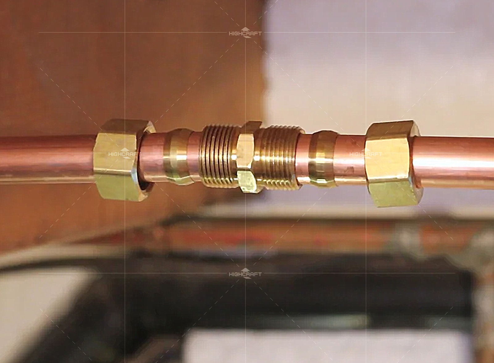 Highcraft Compression Union Pipe Fitting; OD. Connection; Lead Free Brass gallery
