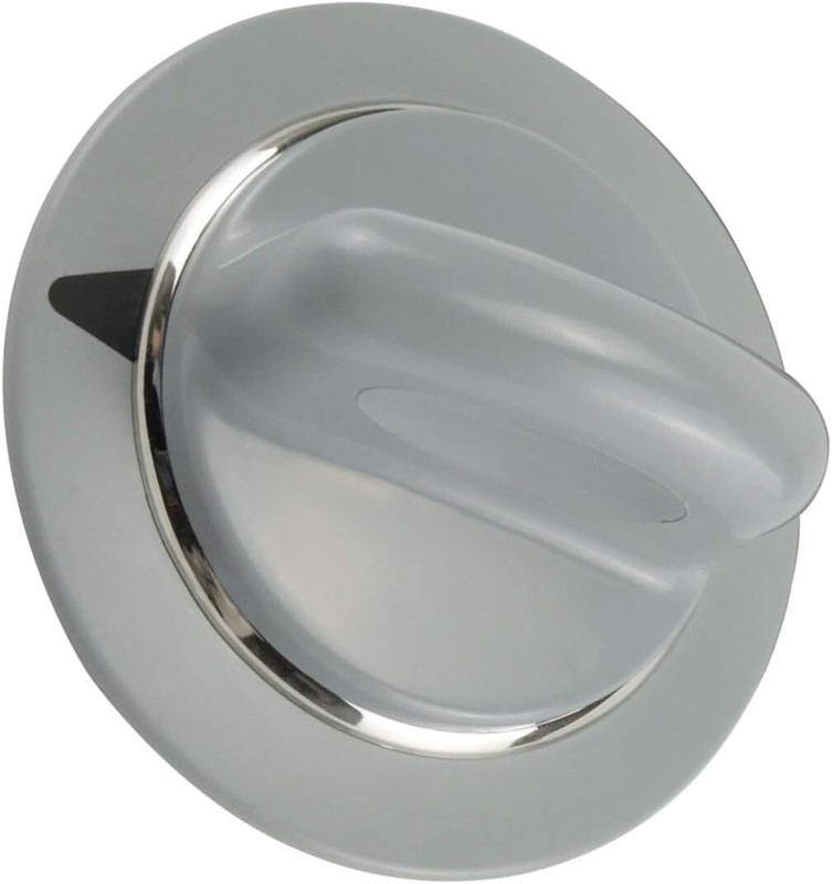 WE1M964 Timer Knob with Metal Ring (Gray) Compatible With AP4980845, 1811122 gallery