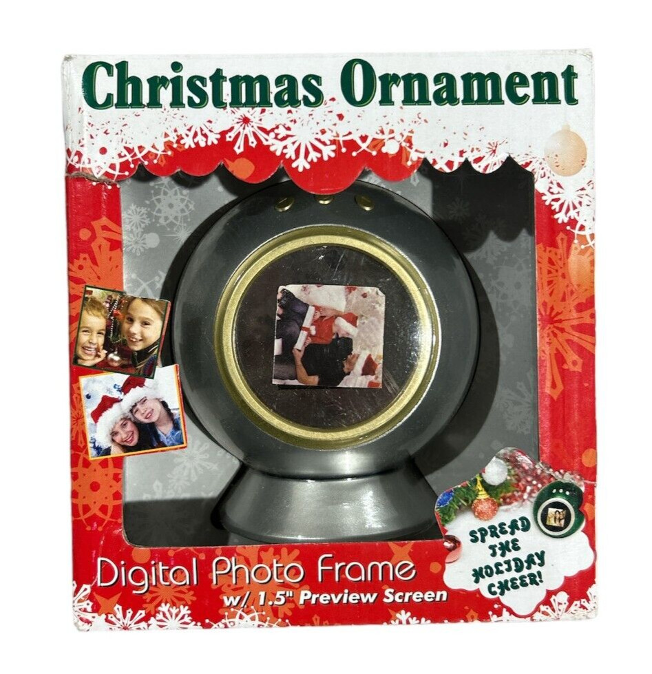 Christmas Ornament Digital Photo Frame (Colors May Vary) gallery