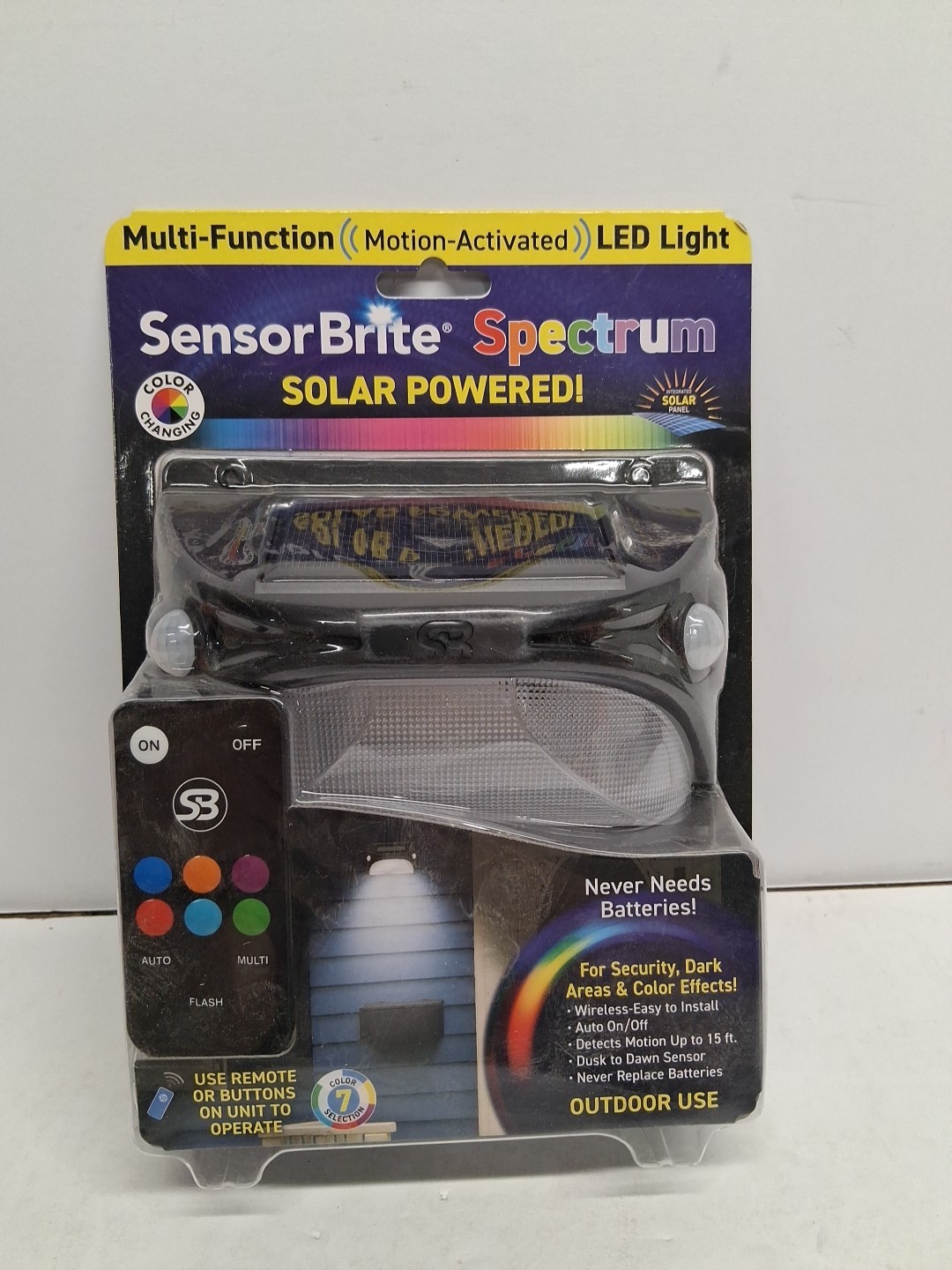 On-Tel Sensor Brite Solar Powered Motion Activated LightSBSP-PKG-01-0124-300 gallery