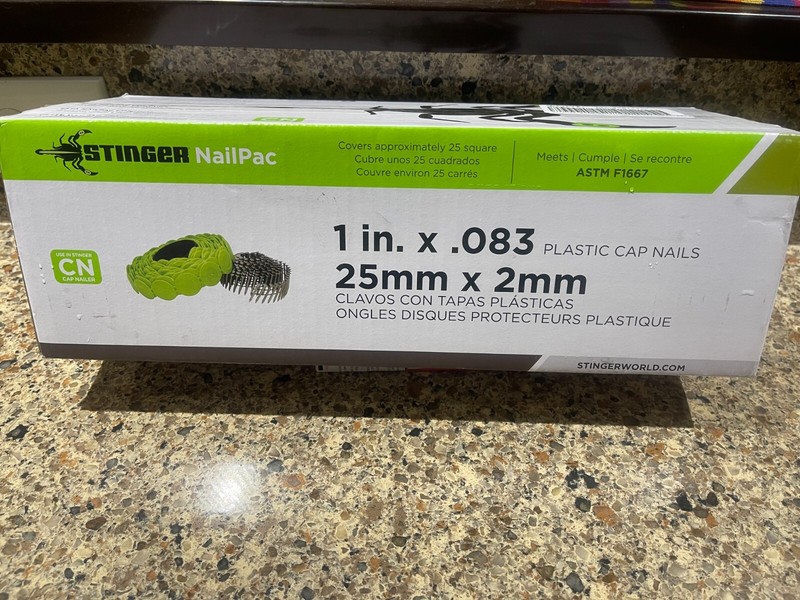4 Boxes Stinger 0136260 NailPac 1“ X .083(25mm X 2mm) 2000 Per Box, Nails & Caps gallery