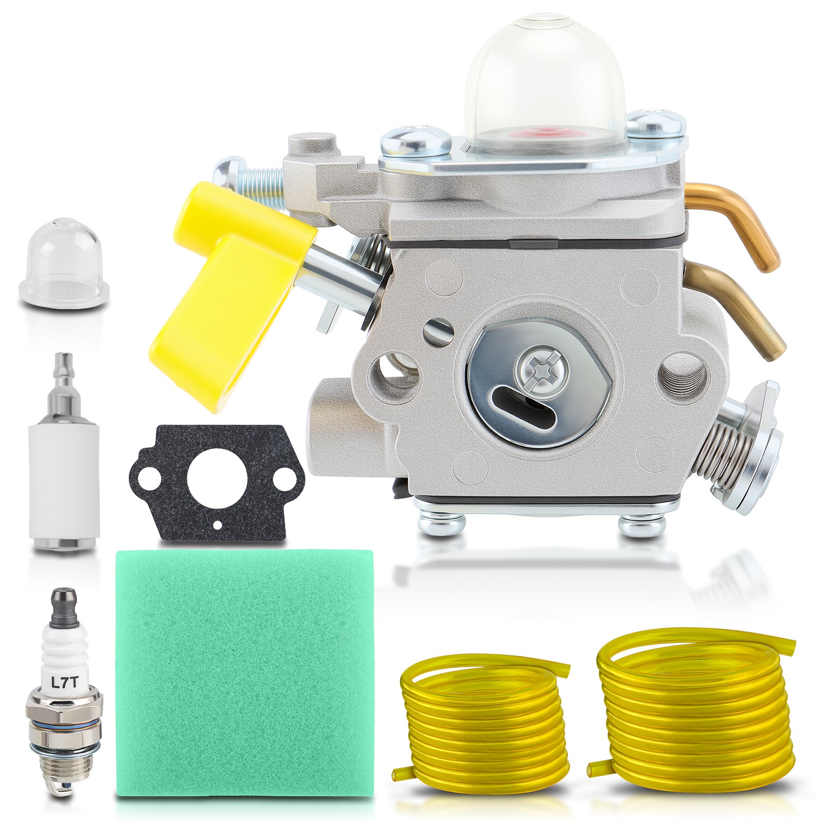 Carburetor For Ryobi CS26 SS26 26cc Pipe Strings Trimmer 308054043 Air Filter gallery