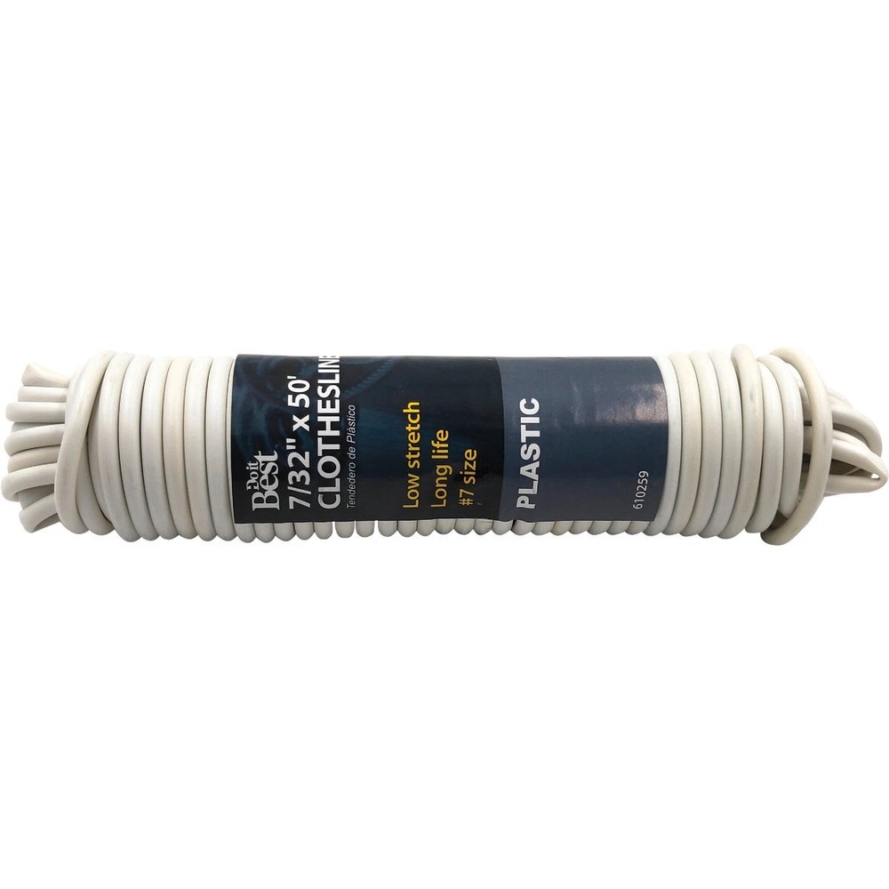 Do it Best 50 Ft. #7 Low Stretch Clothesline, 25 Lb. Working Load Limit 610259