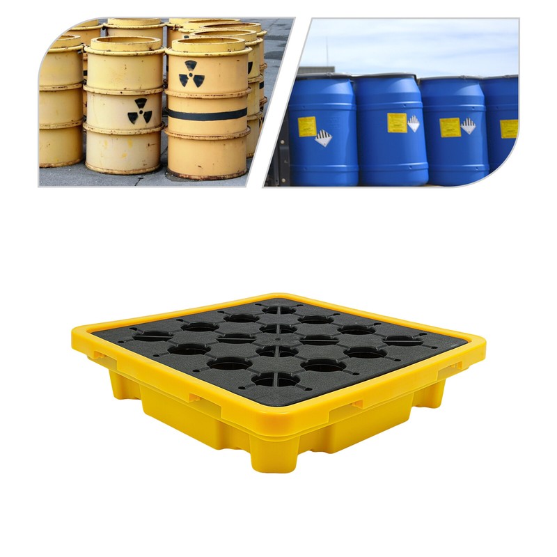 Spill Containment Platform, Spill Containment Pallet, Yellow and Black gallery