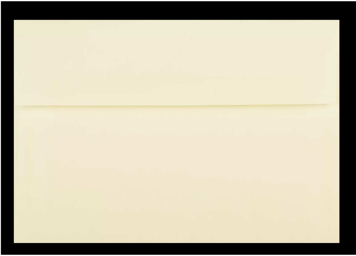 500 A6 Ivory Cream Ecru Natural Envelopes for Greeting Cards Invitations Shower gallery