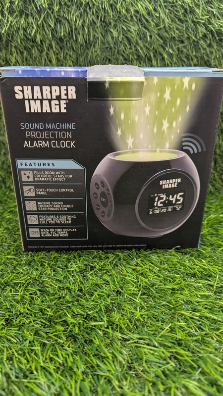 Sharper Image Sound Machine Star Projection Alarm Clock Tested Works gallery