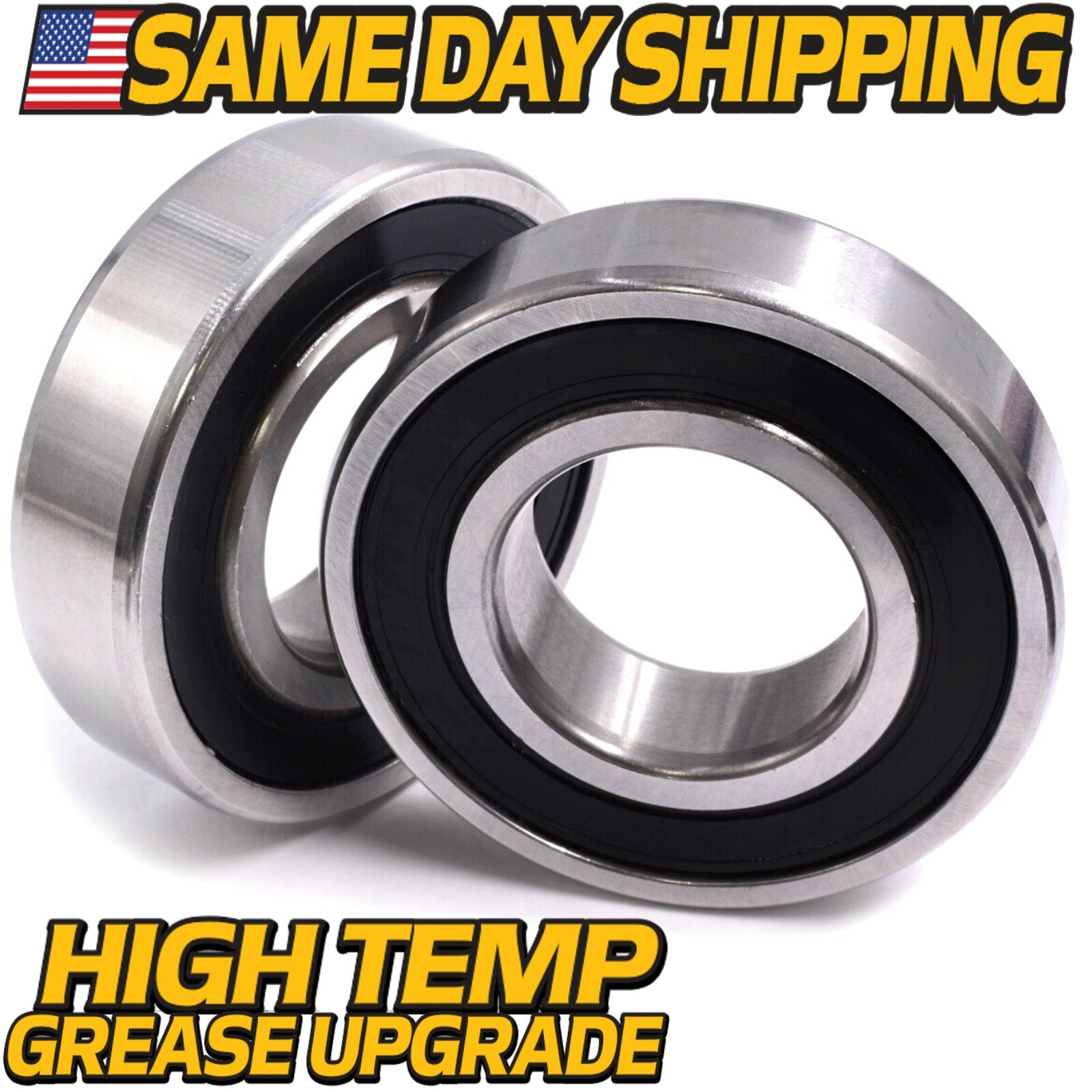(1 Set) Spindle Rebuild Bearings For Hustler 605380 125981 - IMPROVED C3 DESIGN gallery