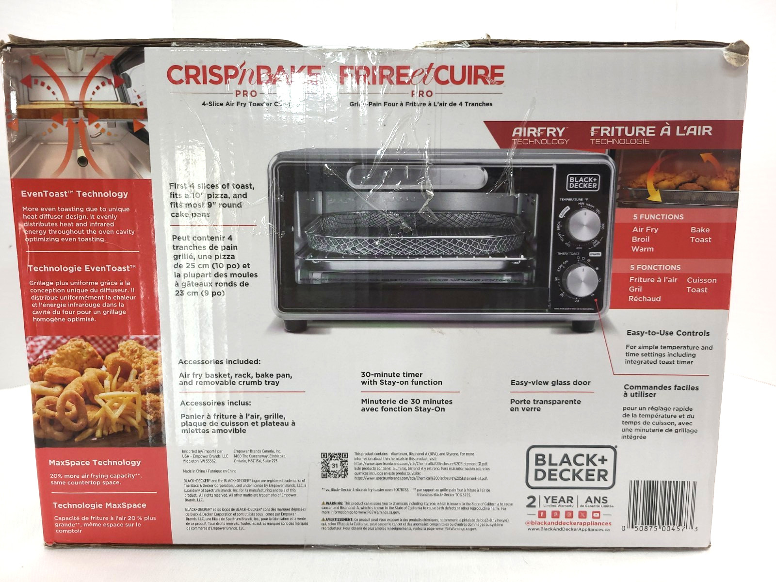 BLACK+DECKER 4 Slice Air Fry Toaster Oven gallery