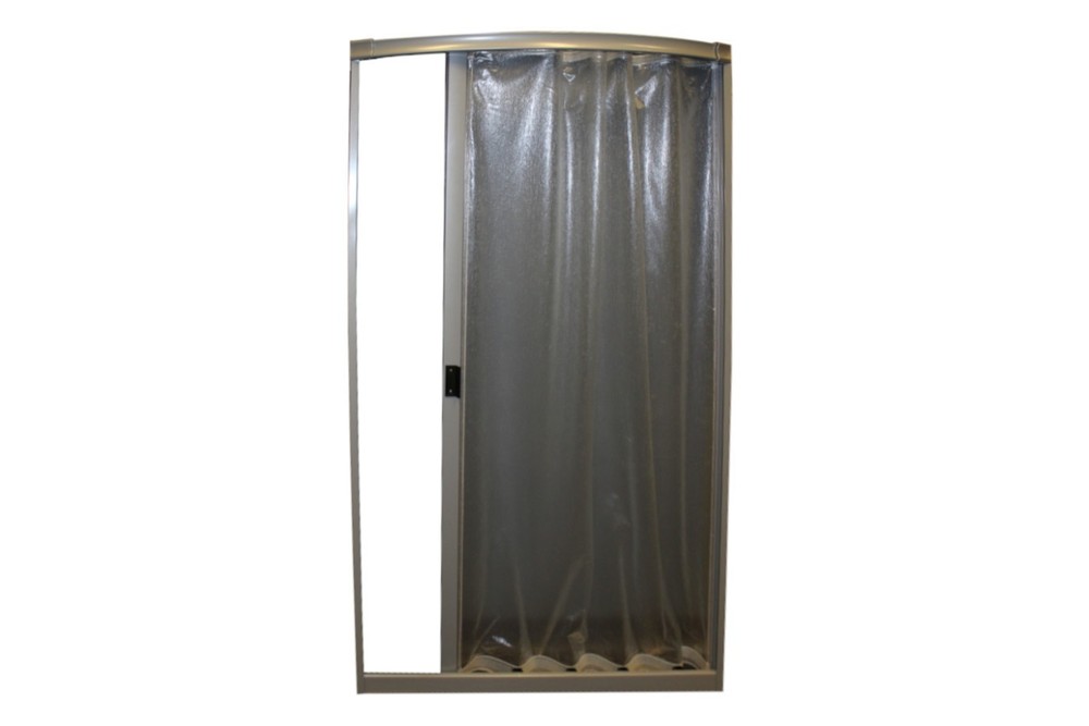 Arcadia Soft Shower Door Replacement ARC-3664ORB Clear W/ Frame Black RV