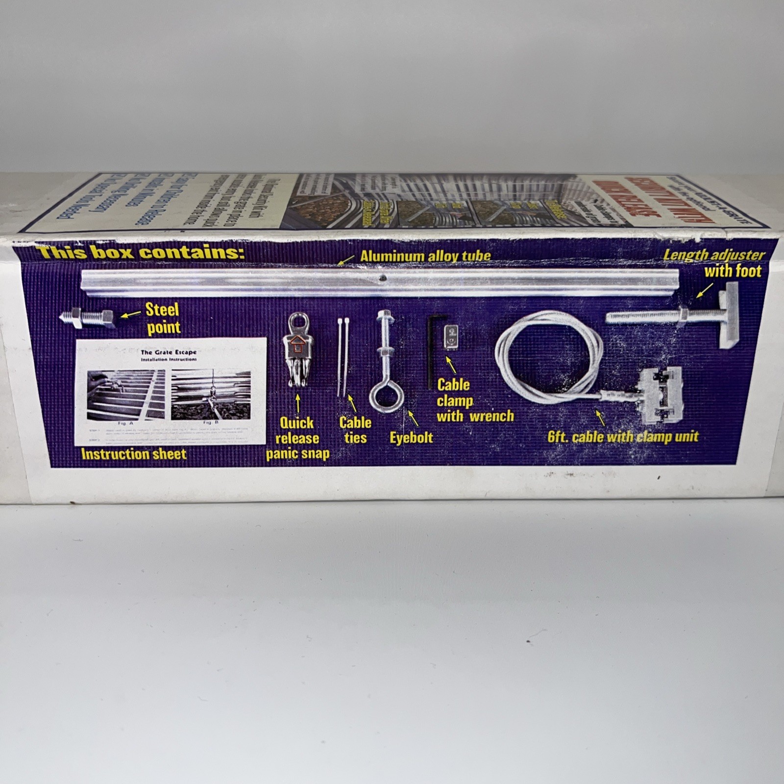 ADJUST-A-GRATE Aluminum Window Well SK9 Security Kit 34 - 38 in x 6' GRATE.COM gallery