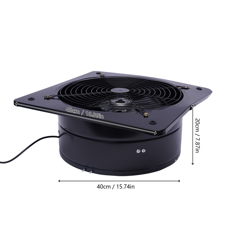 16 Inch Industrial Ventilation Extractor Axial Exhaust Air Blower Fan Commercial gallery