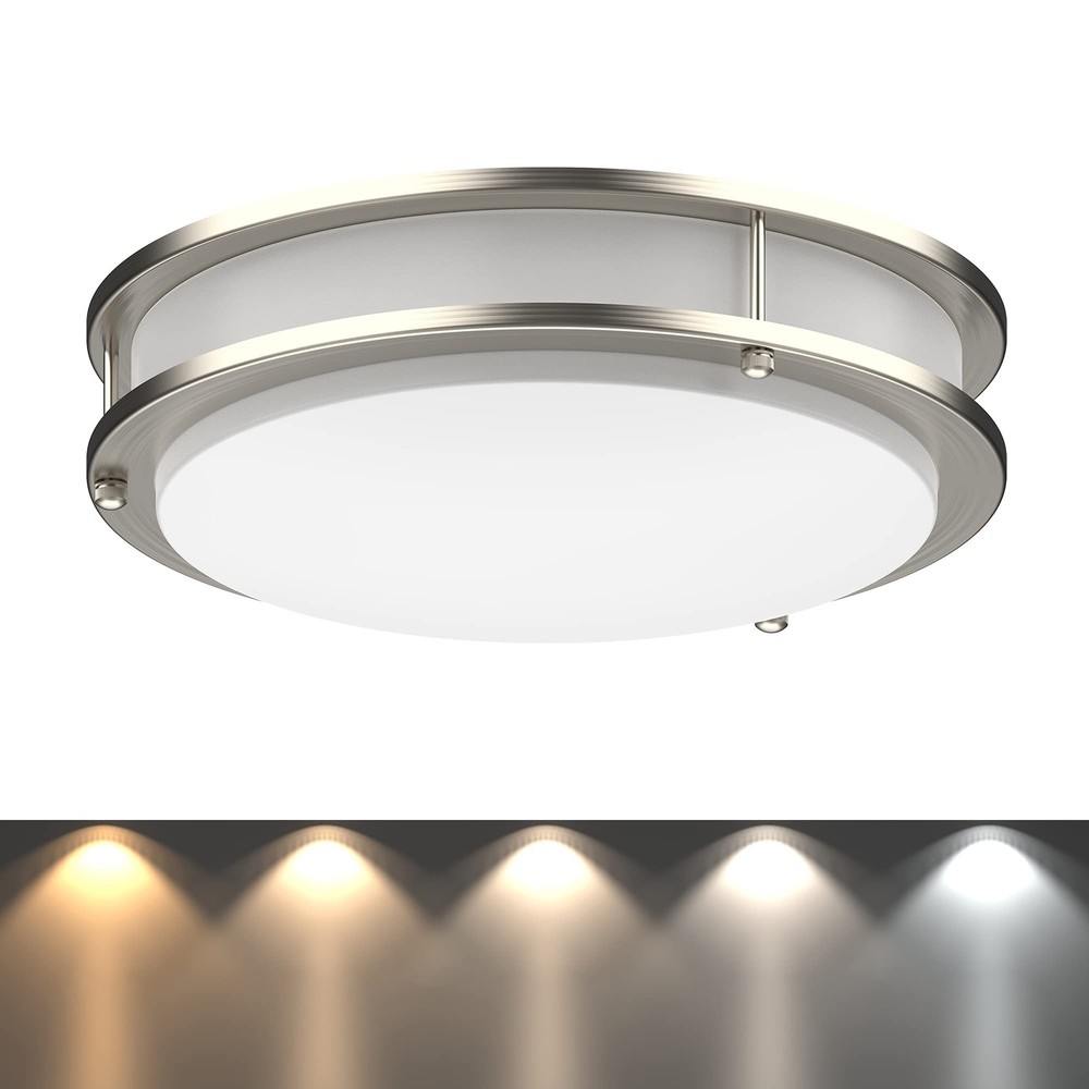 DYMOND LED Ceiling Light Flush Mount Dimmable Adjustable Lighting from Warm W...