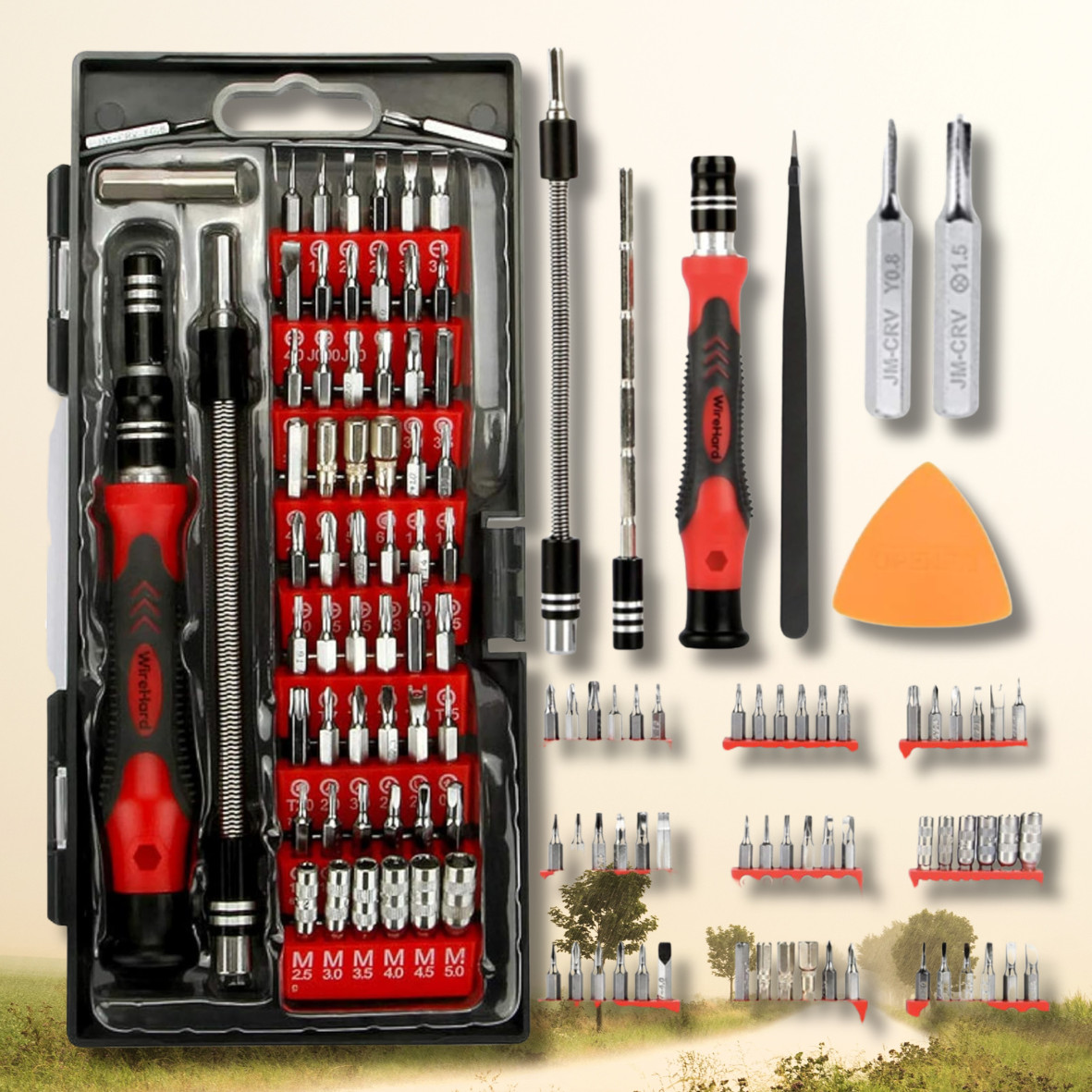 62 in 1 Precision Screwdriver Set Computer Repair Tool Kit Magnetic Bit gallery
