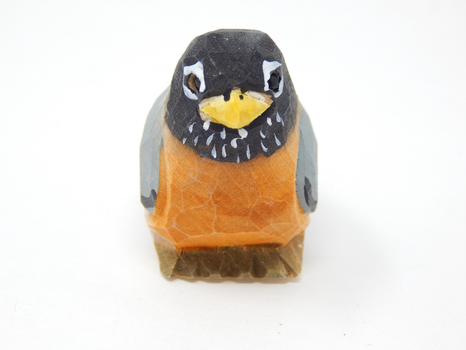 Robin Figure Miniature Bird Statue Carve Sculpture Decor Garden Cake Topper gallery