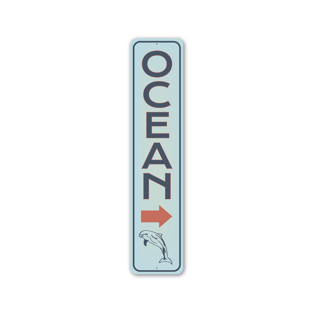 Ocean Metal Sign gallery