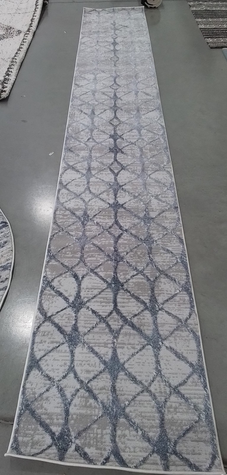 GREY / BLUE 2'-2" x 14'-0" Back Stain Rug, Reduced Price 1172797340 ALA792F-214 gallery