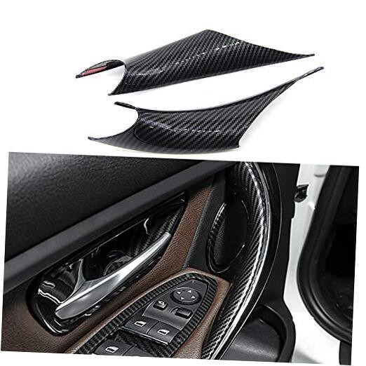 FEXON 2PCS Door Pull Handle Covers Replacement for BMW 3 4 Series Driver &