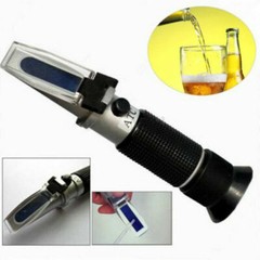 Portable Refractometer Meter ATC 0-32% Brix Beer Wort Specific Gravity Tester US