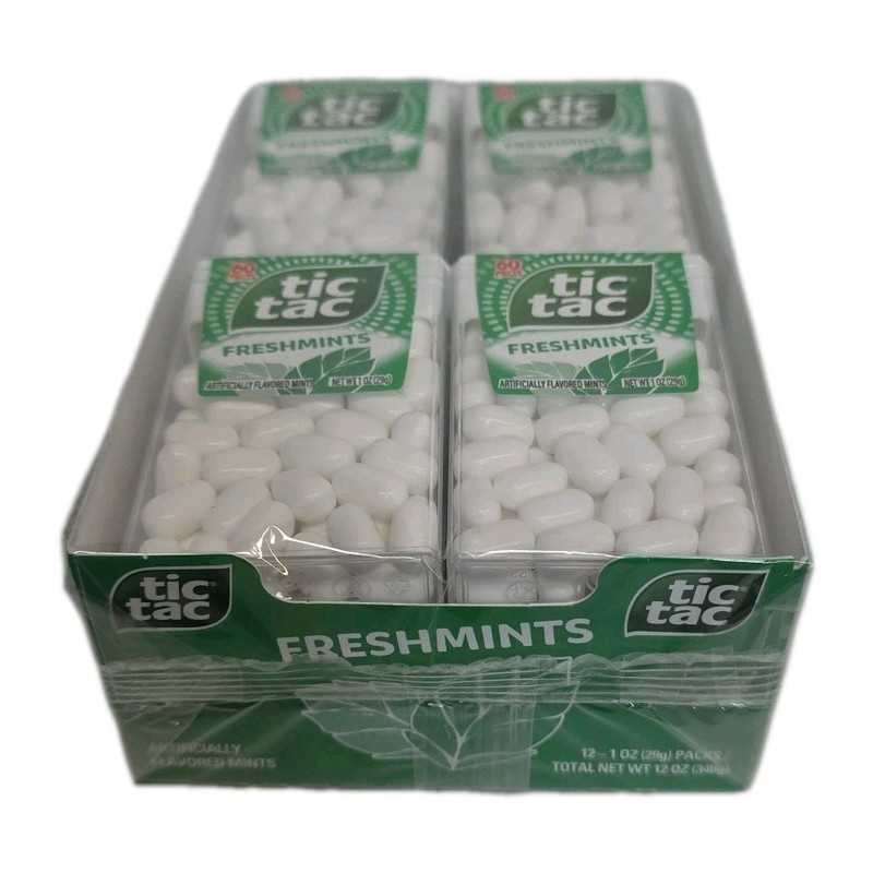 Tic Tac Freshmint Pocket-Sized Mints, 12 Pack 1 oz Each, Free Shipping Exp:2027 gallery