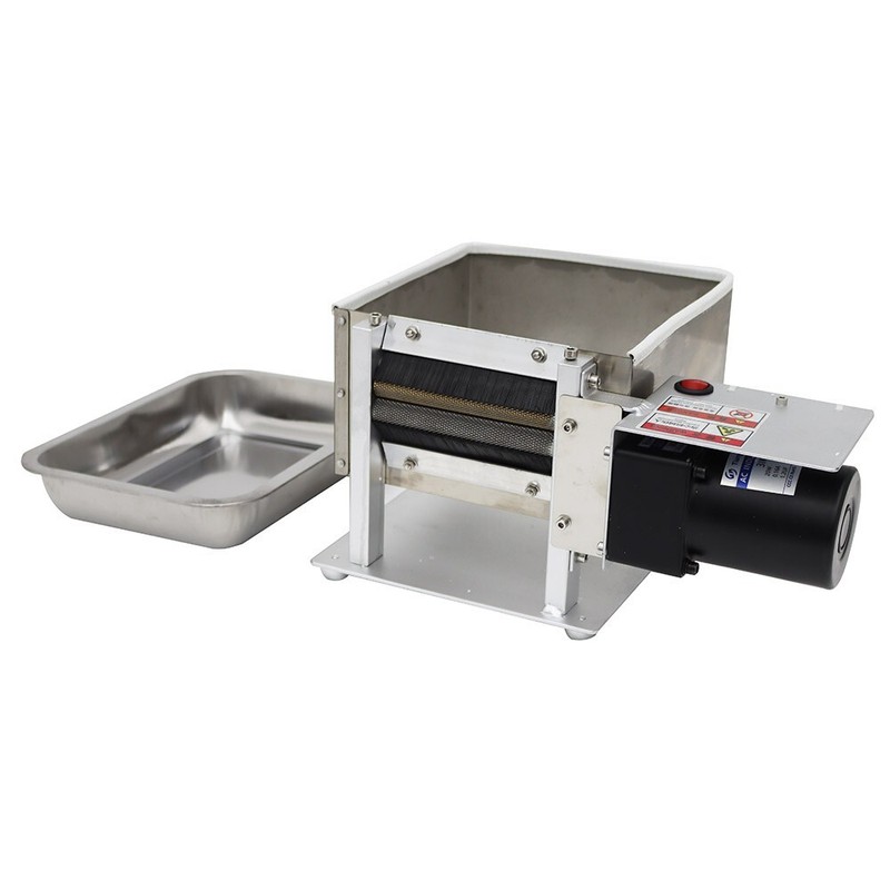 220V Powered Beans Peeling Machine 120r/min Semi-auto Pea Peeling Machine239668 gallery