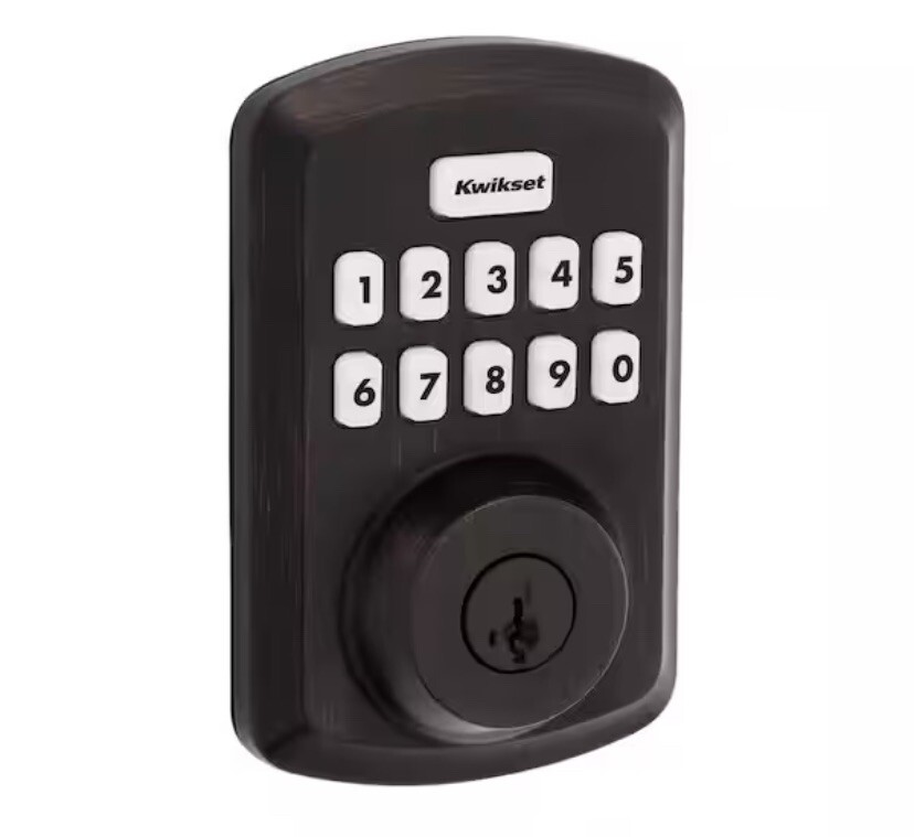 Kwikset Powerbolt 250 10-Button Keypad Venetian Bronze Transitional Deadbolt 🆕 gallery