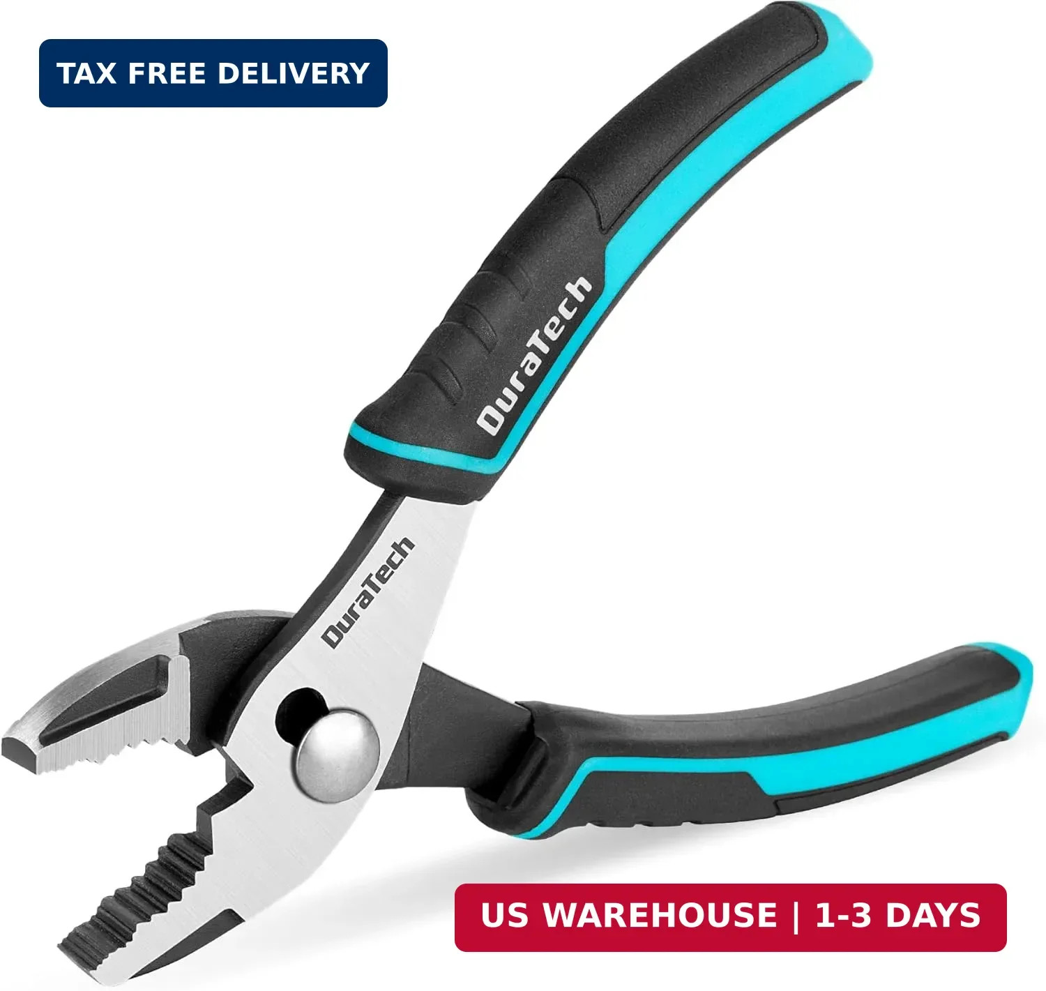 DURATECH 6 Inch Slip Joint Pliers, Small Pliers with Comfortable TPR Handle, Hig gallery