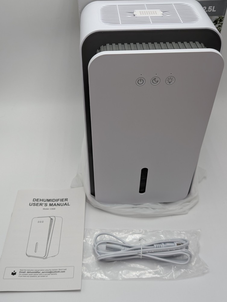 Onsekin CS08 Dehumidifier for Home 1000 Sq Ft Auto Shut Off, 7 Color Lights gallery