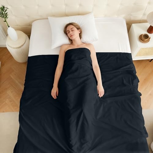 Flat Sheet Only Pack Top Bed Sheets, Soft Breathable Brushed King 1 Black gallery