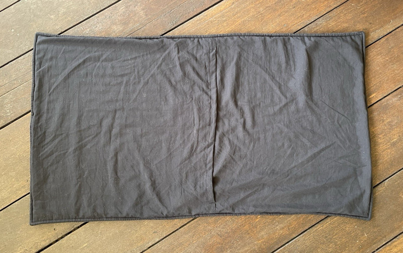 Pair EVERGRACE Luxury Black Velvety Rectangle King Pillow Shams 20 in x 36 in gallery