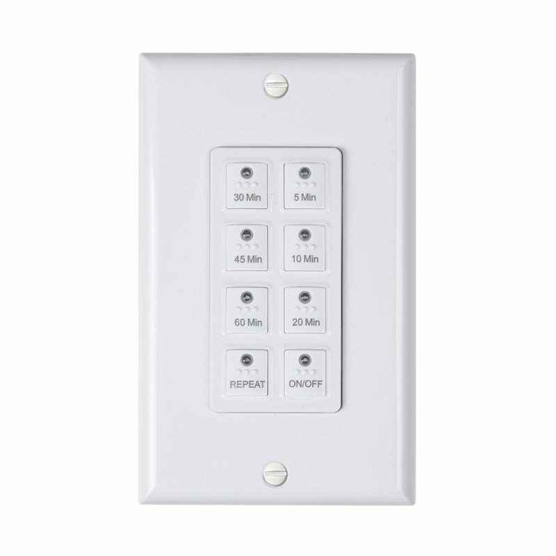 BN-LINK Countdown Digital in-Wall Timer Switch W/ Push Button 5-10-20-30-45-60m gallery