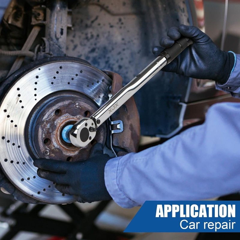 Durable 1/2-Inch Torque Wrench Set with Calibration Certificate and Accessories gallery