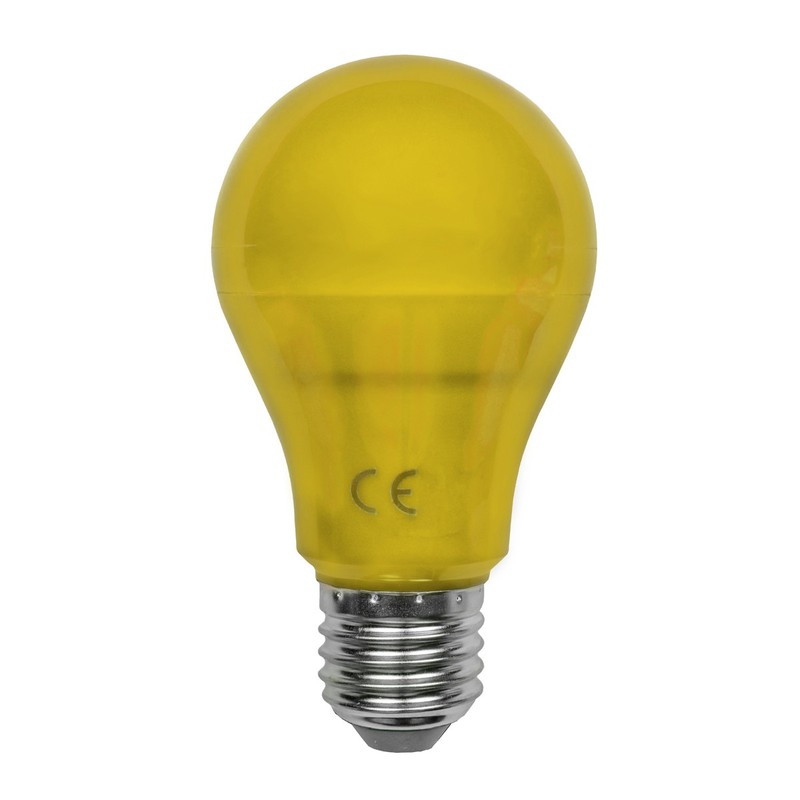 LED A19 Yellow Light Bulbs, E27 Medium Base, 5W, 40–60W Equivalent, 400 Lumens, gallery