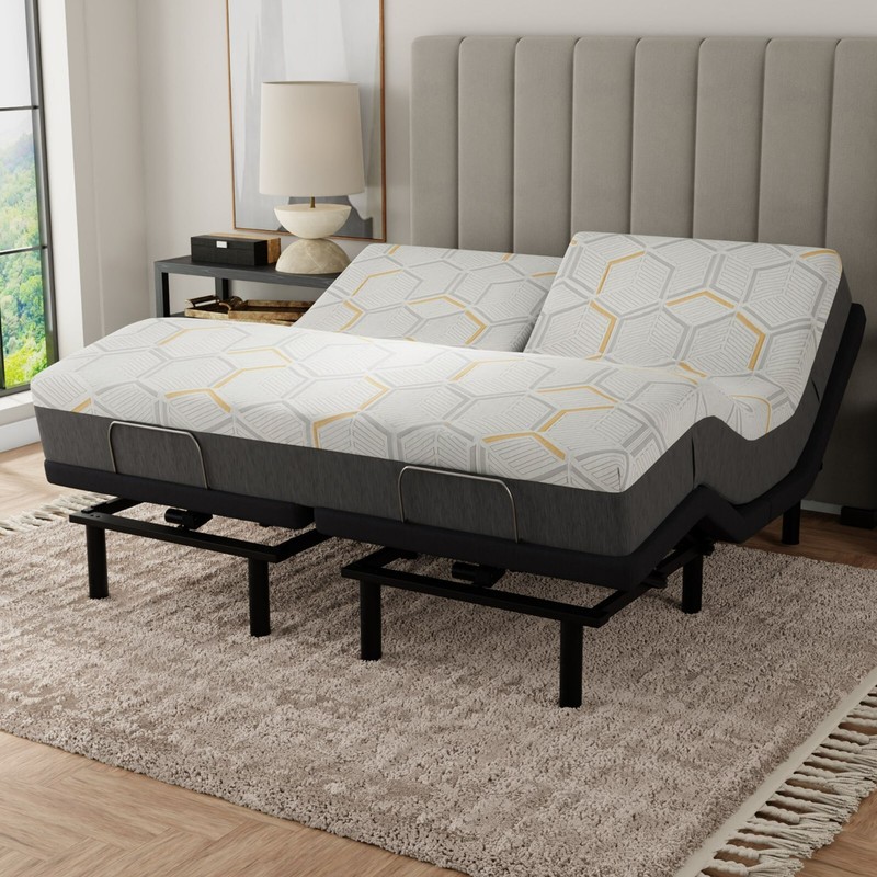 Split Top King Flex Head Copper 12" Memory Foam Mattress gallery