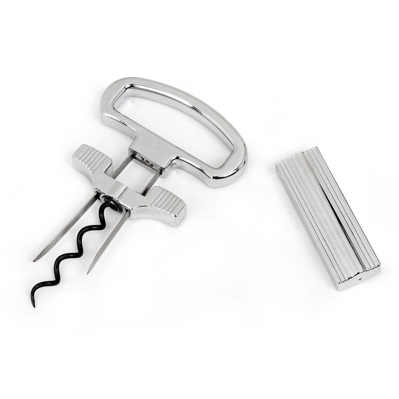 Two-Prong Cork Puller Remover Ah-So Old Wine Opener Multifunction Beer Corkscrew gallery
