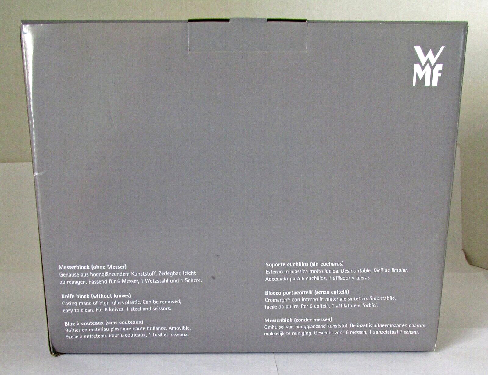 WMF White Knife Block Without Knives NEW IN BOX gallery