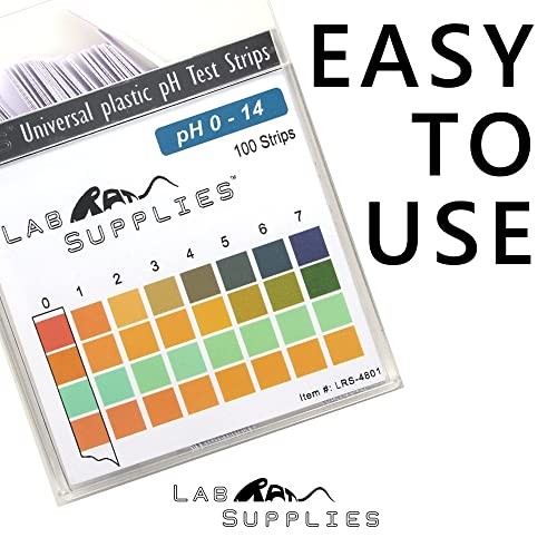 Plastic pH Test Strips, Universal Application (pH 0-14), 100 Count (Pack of 1) gallery