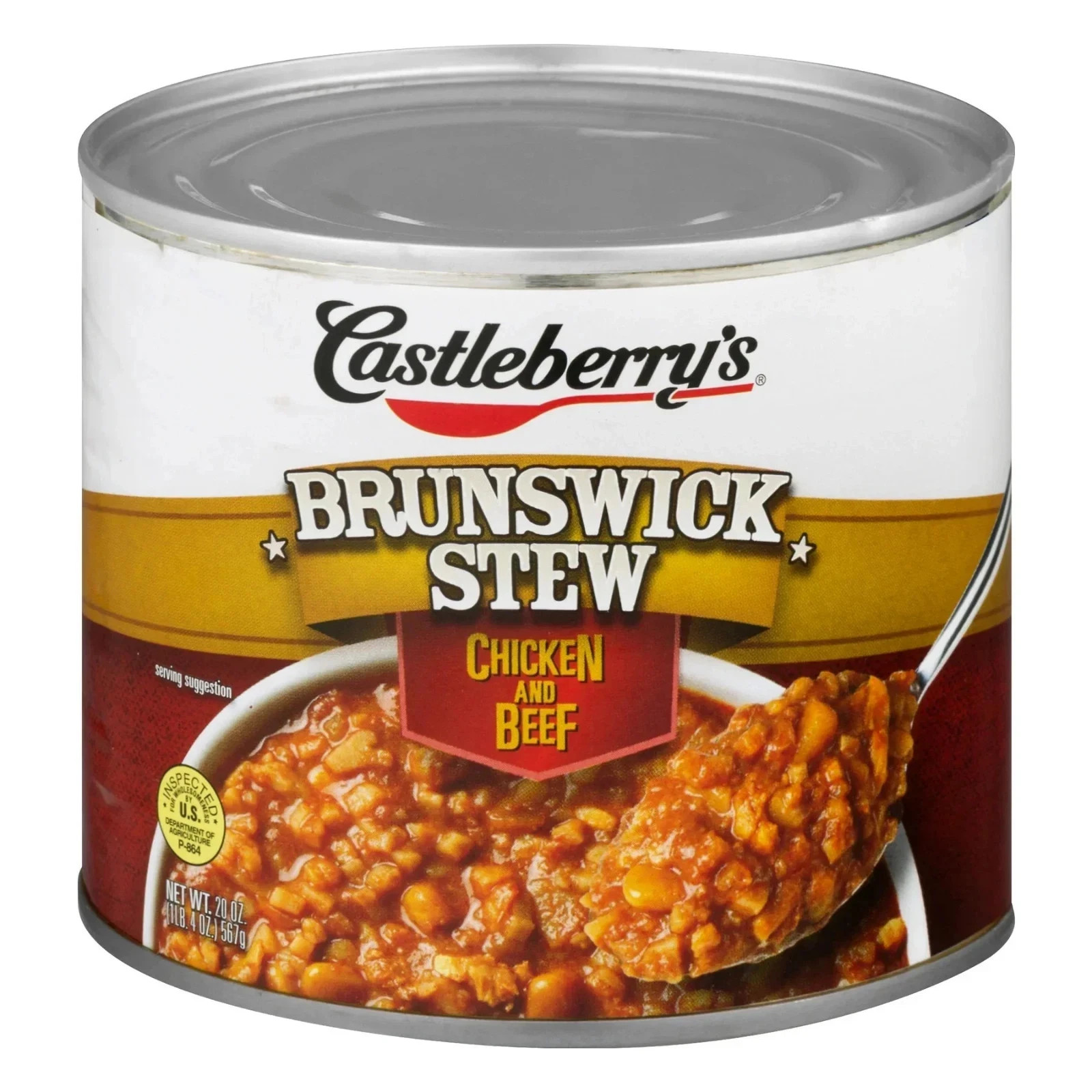 (2 pack) Castleberry’s Brunswick Stew with Chicken and Beef, 20 oz Can gallery